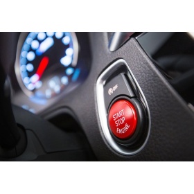 LLAVE BOTÓN DE ENCENDIDO DEL MOTOR ROJO "START STOP ENGINE" EN ABS PARA BMW VERSIONES F y G con Bóton OFF, ANTICHUADO NO HUELLAS