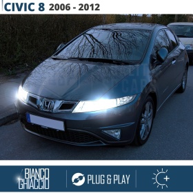 Lampadine LED per Honda CIVIC 8 Luci ANABBAGLIANTI CANbus | Bianco Potente 6500K 8000LM
