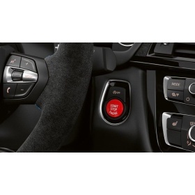 LLAVE BOTÓN DE ENCENDIDO DEL MOTOR ROJO "START STOP ENGINE" EN ABS PARA BMW VERSIONES F y G con Bóton OFF, ANTICHUADO NO HUELLAS