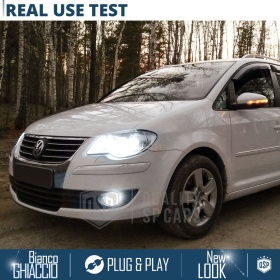 Kit LED H7 para Vw TOURAN FACELIFT Luces de Cruce Lenticulares CANbus | 6000K 19000LM