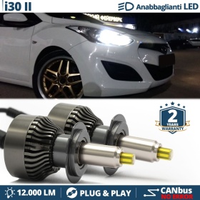 Kit LED H7 para Hyundai i30 2 Luces de Cruce | Bombillas Led Canbus 6500K 12000LM