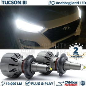 Kit LED H7 para Hyundai TUCSON 3 Luces de Cruce Lenticulares CANbus | 6000K 19000LM