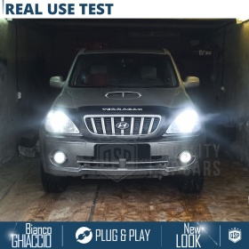 Kit LED H7 para Hyundai TERRACAN Luces de Cruce Lenticulares CANbus | 6000K 19000LM