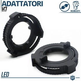 2 Adapters Bulbs Holder for Ford LED KIT H7 Installation