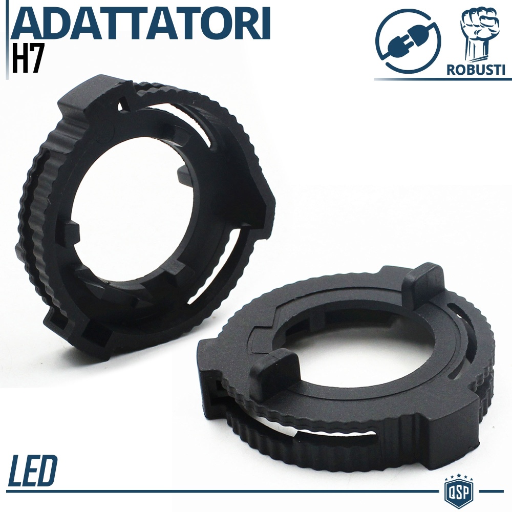 2 Adapters Bulbs Holder for Ford LED KIT H7 Installation 2 Adapters Bulbs Holder for Ford LED KIT H7 Installation