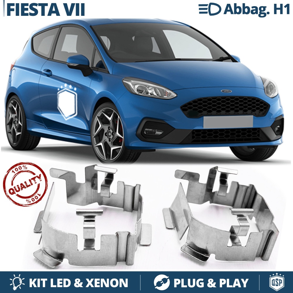2X Adaptatores del Retenedor Soporte Bombilla para Ford Fiesta 7, para Montaje KIT LED H1 2X Adaptatores del Retenedor Soporte Bombilla para Ford Fiesta 7, para Montaje KIT LED H1