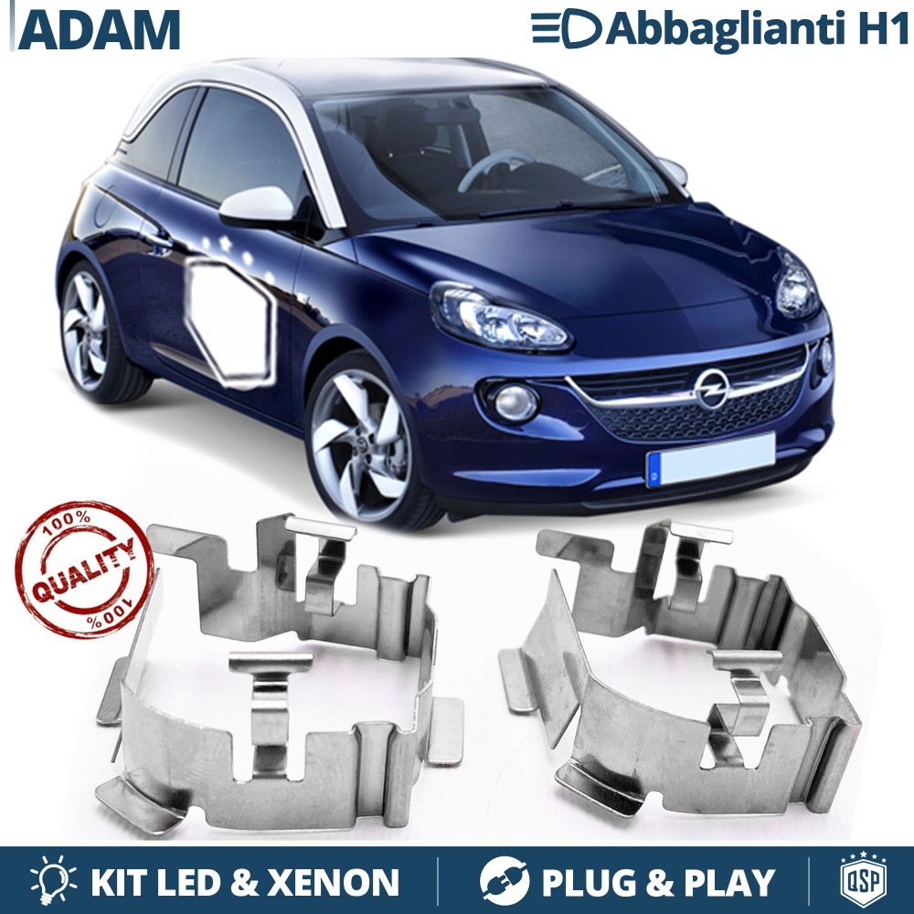 2X Adaptatores del Retenedor Soporte Bombilla para Opel Adam, para Montaje KIT LED H1 2X Adaptatores del Retenedor Soporte Bombilla para Opel Adam, para Montaje KIT LED H1