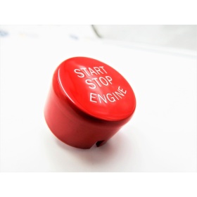 LLAVE BOTÓN DE ENCENDIDO DEL MOTOR ROJO "START STOP ENGINE" EN ABS PARA BMW VERSIONES F y G con Bóton OFF, ANTICHUADO NO HUELLAS