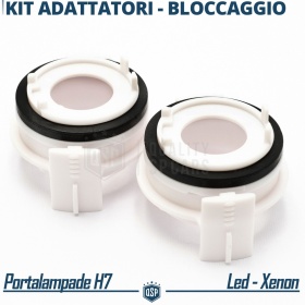 2X ADAPTORES del Retenedor Soporte Bombilla para Montaje KIT LED H7 /Xenon para BMW