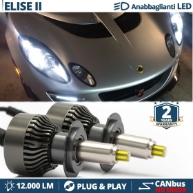Kit LED H7 para LOTUS ELISE 2 Luces de Cruce | Bombillas Led Canbus 6500K 12000LM