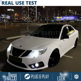 Kit LED H7 para Saab 9-3 II Facelift, 9-3X Luces de Cruce Lenticulares CANbus | 6000K 19000LM
