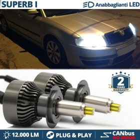 Kit LED H7 para Skoda SUPERB B5 Luces de Cruce | Bombillas Led Canbus 6500K 12000LM