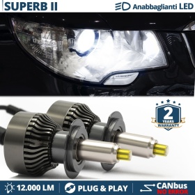 Kit LED H7 para Skoda SUPERB 2 08-13 Luces de Cruce | Bombillas Led Canbus 6500K 12000LM