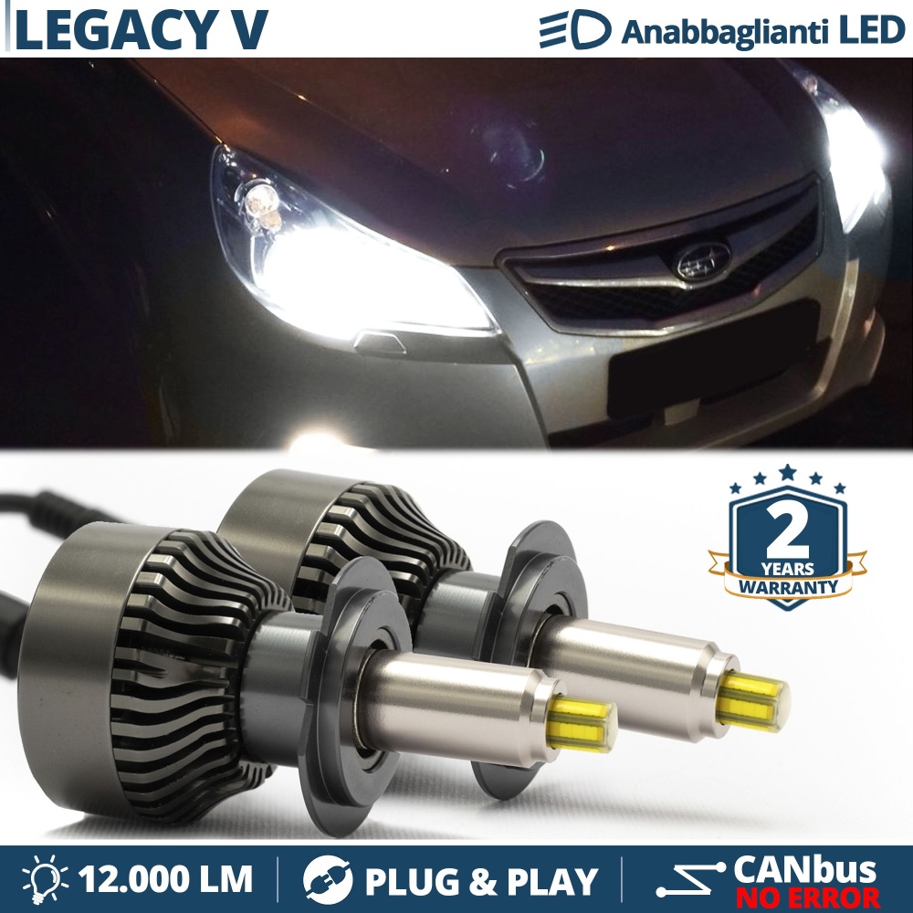 Kit LED H7 para Subaru LEGACY 5 Luces de Cruce | Bombillas Led Canbus 6500K 12000LM