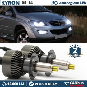 Kit LED H7 para Ssangyong KYRON Luces de Cruce | Bombillas Led Canbus 6500K 12000LM