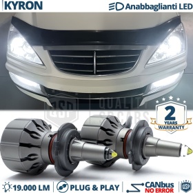 Kit LED H7 para Ssangyong KYRON Luces de Cruce | Bombillas LED CANbus Blanco Frío | 6000K 19000LM
