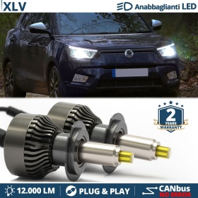 Kit LED H7 para Ssangyong XLV Luces de Cruce | Bombillas Led Canbus 6500K 12000LM