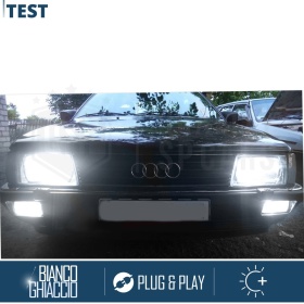 Kit Led H4 para Audi 80, 100 Luces de Cruce + Carretera 6500k 8000LM | Plug & Play CANbus