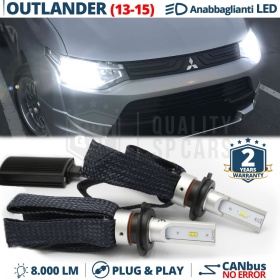Kit LED H7 para Mitsubishi Outlander 3 Luces de Cruce CANbus | 6500K Blanco Frío 8000LM