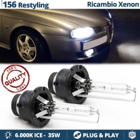 2 D2S Xenon Ersatzlampe für ALFA ROMEO 156 Facelift 6000K Weiße 35W Scheinwerferlampe 2 D2S Xenon Ersatzlampe für ALFA ROMEO 156 Facelift 6000K Weiße 35W Scheinwerferlampe