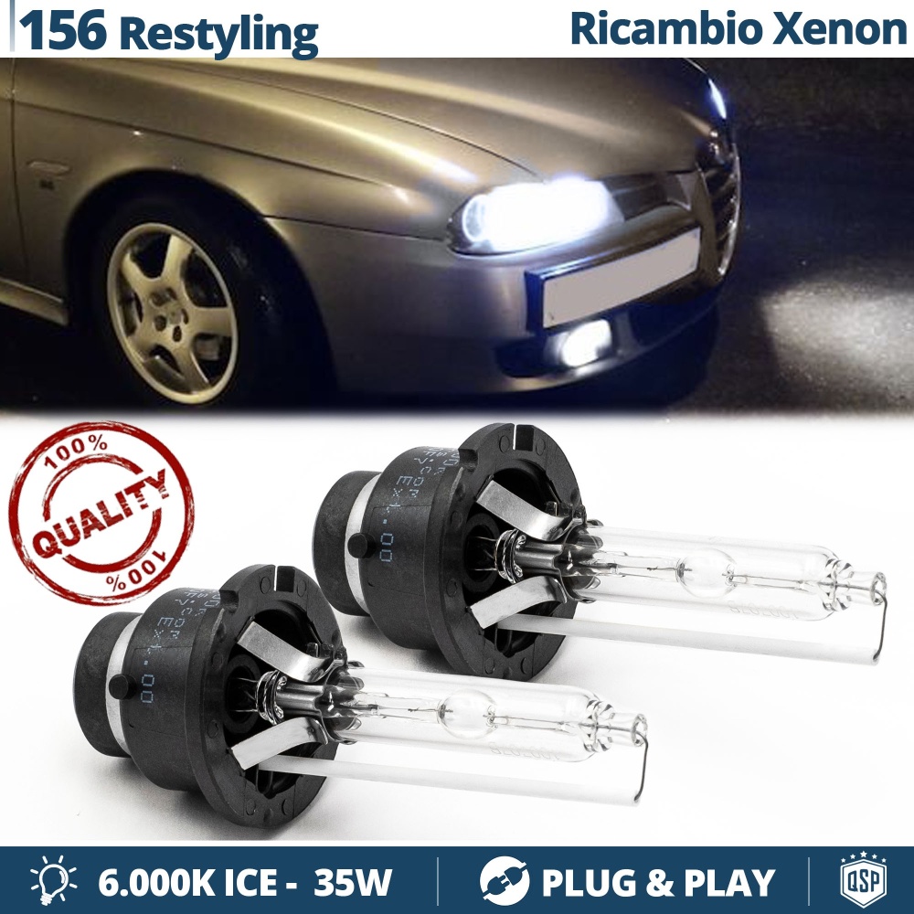 2 D2S Xenon Ersatzlampe für ALFA ROMEO 156 Facelift 6000K Weiße 35W Scheinwerferlampe 2 D2S Xenon Ersatzlampe für ALFA ROMEO 156 Facelift 6000K Weiße 35W Scheinwerferlampe