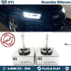2 Bombillas de Repuesto D5S BI XENON para AUDI Q5 FY Blanco Frío 6000K 35W