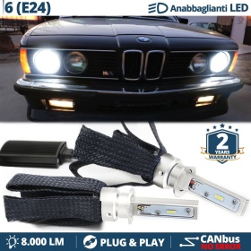 Kit LED H1 para BMW Serie 6 E24 Luces de Cruce | Bombillas LED H1 6500K 8000LM | CANbus