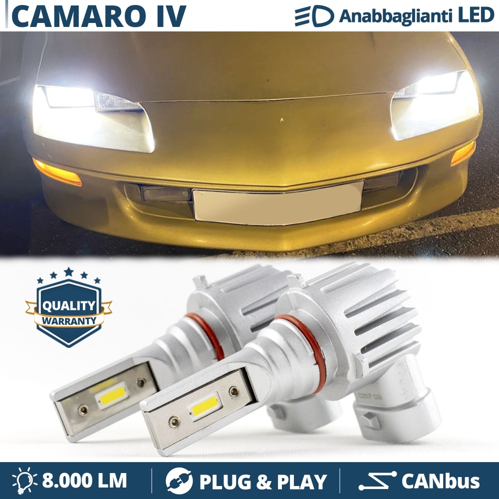 Kit LED HB4 para Chevrolet CAMARO 4 | Luces de Cruce CANbus Luz Potente Blanca 6500K 8000LM Kit LED HB4 para Chevrolet CAMARO 4 | Luces de Cruce CANbus Luz Potente Blanca 6500K 8000LM