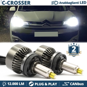 Kit LED H11 para CITROEN C-CROSSER Luces de Cruce Bombillas LED CANbus | 6500K 12000LM