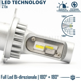 Kit Led H4 para CITROEN JUMPY Pre-Facelift Luces de Cruce + Carretera 6500k | Plug & Play CANbus