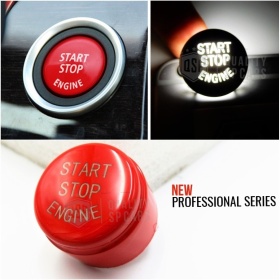 LLAVE BOTÓN DE ENCENDIDO DEL MOTOR ROJO "START STOP ENGINE" EN ABS PARA BMW VERSIONES F y G Sin Bóton OFF, ANTICHUADO NO HUELLAS