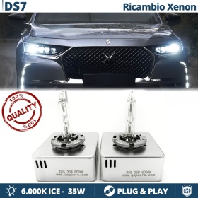 2 Bombillas de Repuesto D5S BI XENON para Citroen DS7 Blanco Frío 6000K 35W