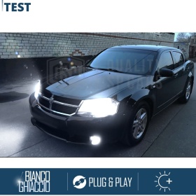 Kit LED H11 para Dodge AVENGER 2 Luces de Cruce CANbus | 6500K Blanco Frío 8000LM