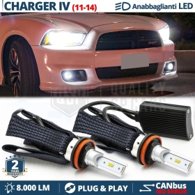 Bombillas LED H11 para Dodge CHARGER 4 (LD) Luces de Cruce CANbus | 6500K Blanco Frío 8000LM