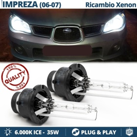 2x Bombillas Xenon D2S de Repuesto para SUBARU IMPREZA 2 Luz 6.000K Blanco Frio Lámpara 35W 2x Bombillas Xenon D2S de Repuesto para SUBARU IMPREZA 2 Luz 6.000K Blanco Frio Lámpara 35W