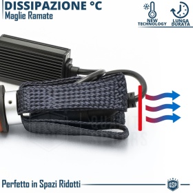 Bombillas LED H11 para Fiat 124 SPIDER Luces de Cruce CANbus | 6500K Blanco Frío 8000LM