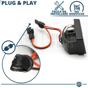 2 Luces de Matricula LED para Smart ROADSTER | CANbus 18 LED 6500K BLANCO FRIO Plug & Play