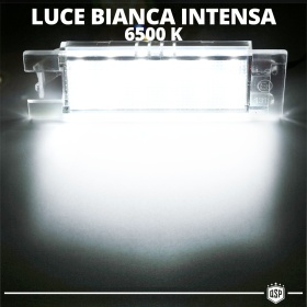 2 Luces de Matricula LED para FERRARI 488 | CANBUS 18 LED 6.500K BLANCO FRIO Plug & Play