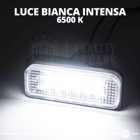 2 Luces de Matricula Led Para TESLA MODEL S CANbus | 18 Led 6500k Blanco Frío, Plug & Play