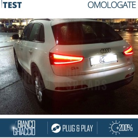 2 Luces de Matricula LED para AUDI Q3 8U | 100% CANbus, 18 LED 6500K Blanco Frío | Plug & Play