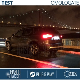 2 Luces de Matricula LED para Seat ATECA | 100% CANbus, 18 LED 6.500K Blanco Frío | Plug & Play