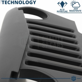 Parrilla Rejilla delantera para JEEP WRANGLER TJ | Negro Mate en ABS