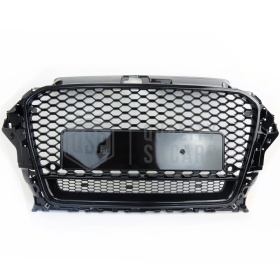 REJILLA DELANTERA + REJILLAS LUZ DE NIEBLA para AUDI A3 RS3 (8V) | Nido de Abeja