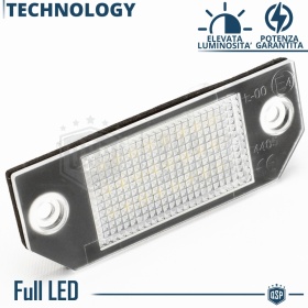 Luci Targa LED Canbus per Ford C-Max 1 Pacchette Omologate | Luce Bianca Potente 6500K NO Errori