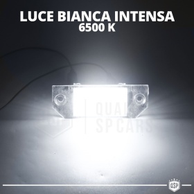 Luces de Matricula LED Canbus para Ford Focus 2 | 24 Led 6.500k Blanco Frío, Plug & Play