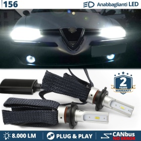 Kit LED H7 para Alfa Romeo 156 Luces de Cruce CANbus | 6500K Blanco Frío 8000LM