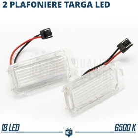 Luces de Matricula LED Canbus para Ford Mondeo MkIV | 6.500k Blanco Frío, Plug & Play