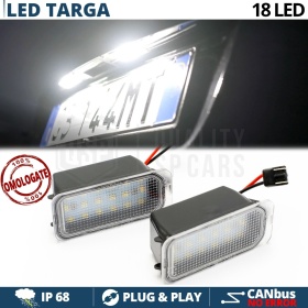 Luces de Matricula LED Canbus para Ford Mondeo MkV | 6.500k Blanco Frío, Plug & Play