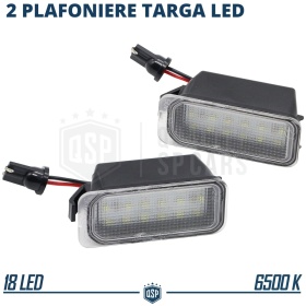 Luces de Matricula LED Canbus para Ford Mondeo MkV | 6.500k Blanco Frío, Plug & Play