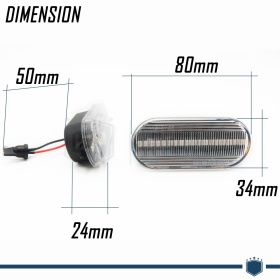 X2 Intermitentes LED Secuenciales para Seat Homologados, CANBUS No Error